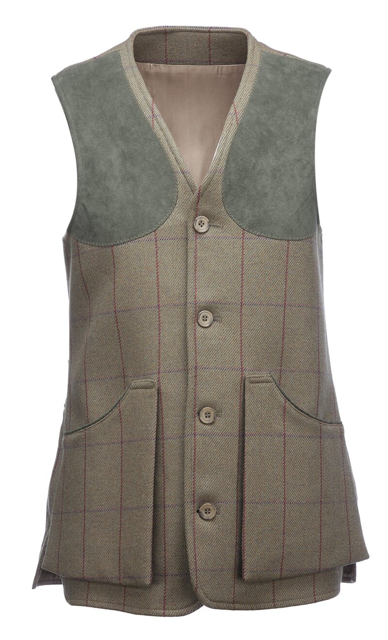 EJ Churchill Tweed Shooting Waistcoat - Image 3