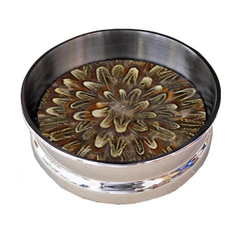 Feather Wine Coaster Cock Pheasant