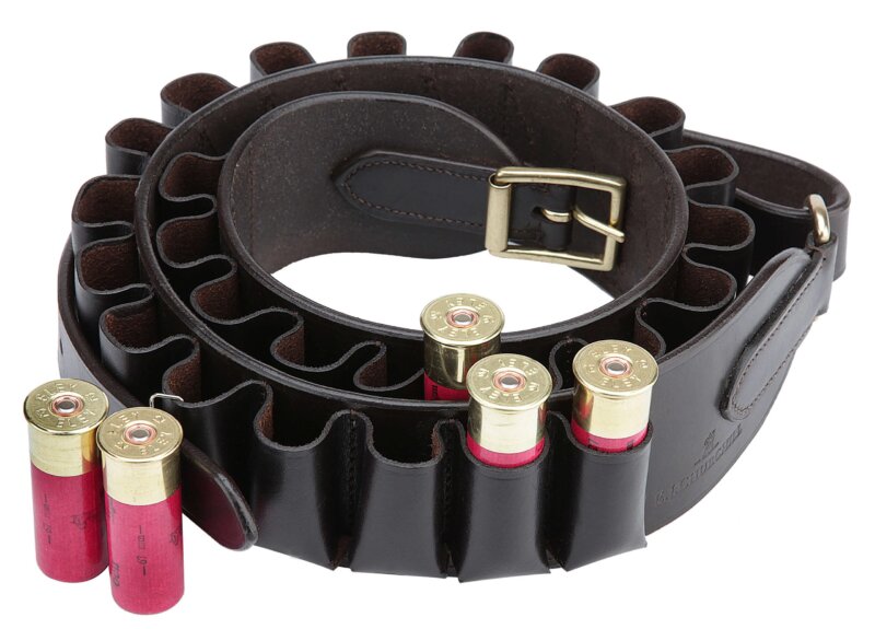 Double  Leather Cartridge Belt 12B - Image 2