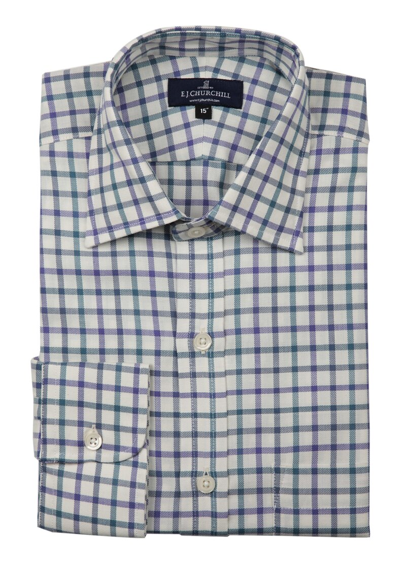 EJ Churchill Tattersal Large Check Shirt