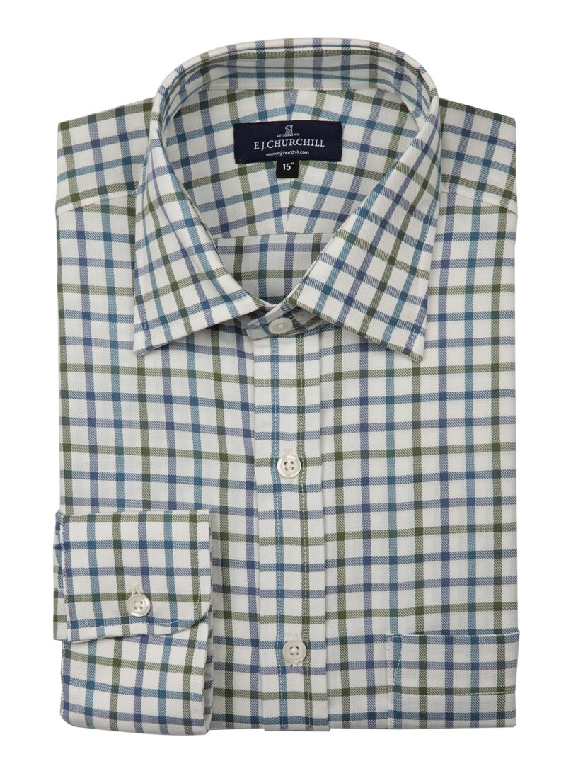 EJ Churchill Tattersal Large Check Shirt - Image 2