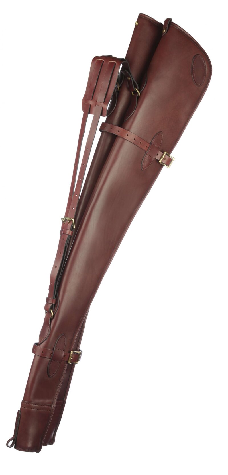 Double Detachable Leather Gunslip 30"