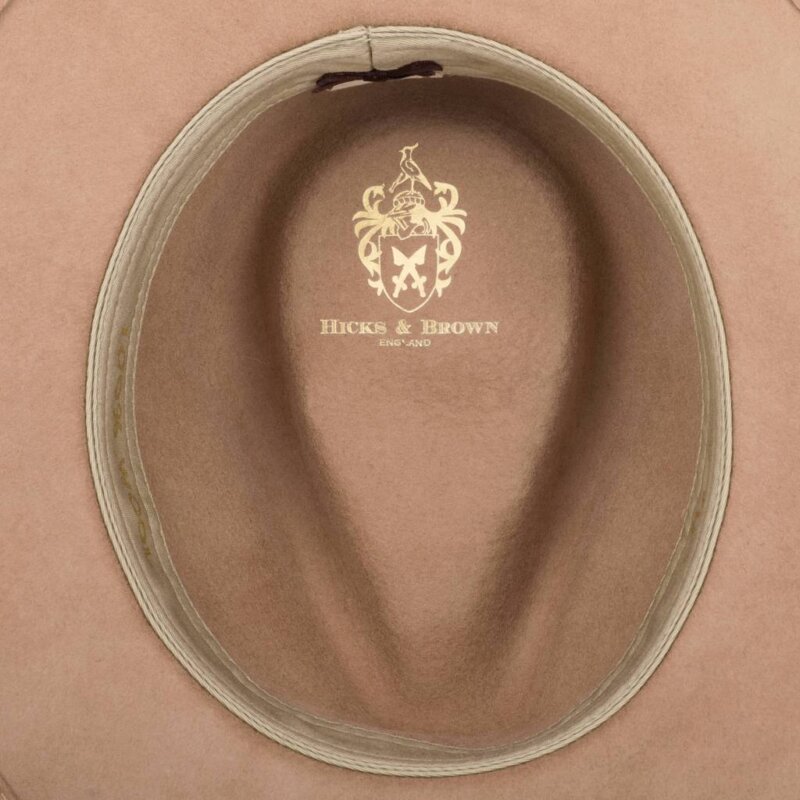 Hicks & Brown The Suffolk Fedora Guinea & Pheasant Feather - Image 4