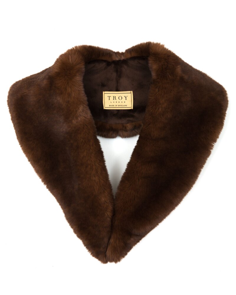Faux Fur Lapel Collar