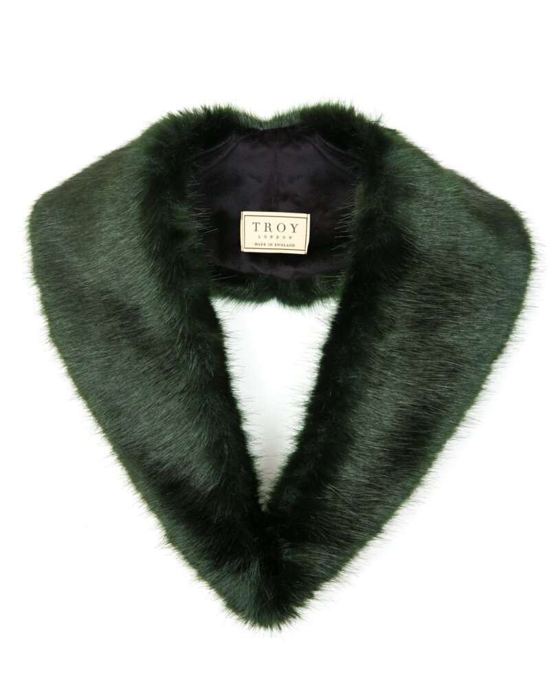 Faux Fur Lapel Collar - Image 2
