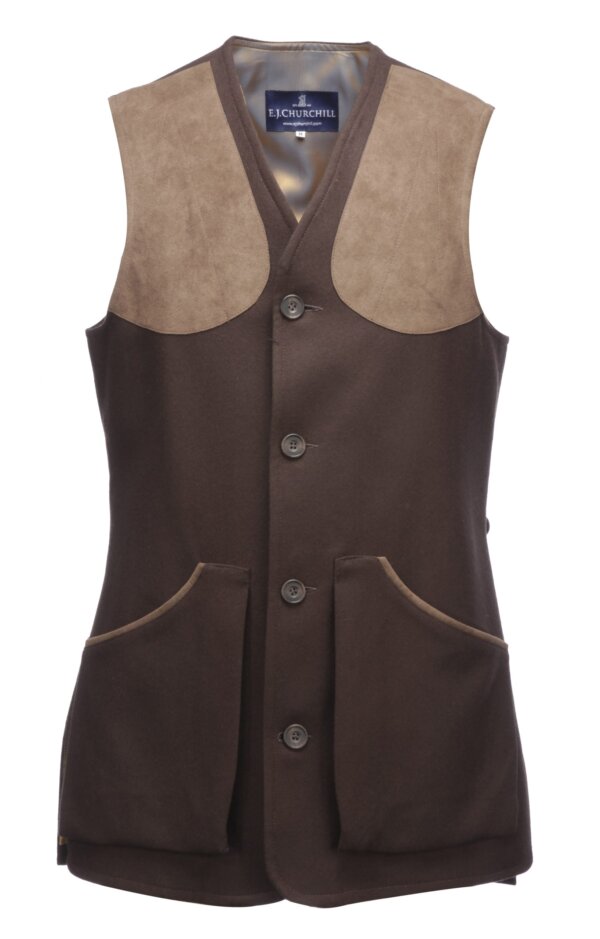 EJ Churchill Shooting Vest Loden