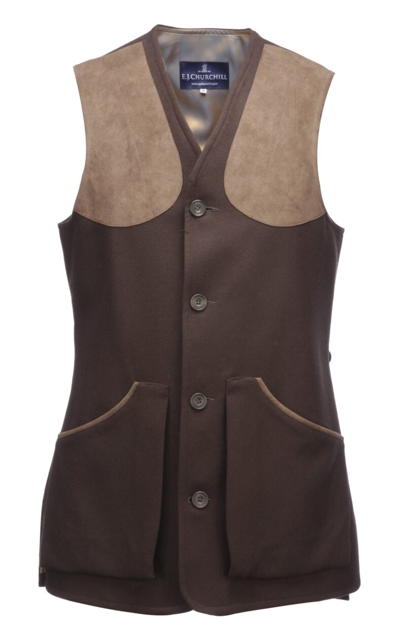 EJ Churchill Shooting Vest Loden