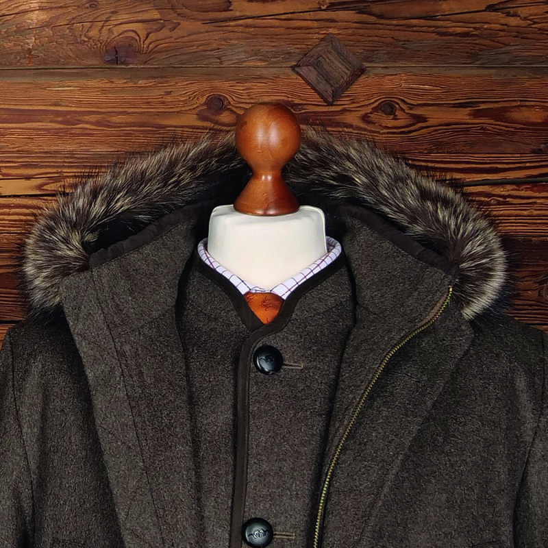 Premium Loden Mens Jacket - Image 2