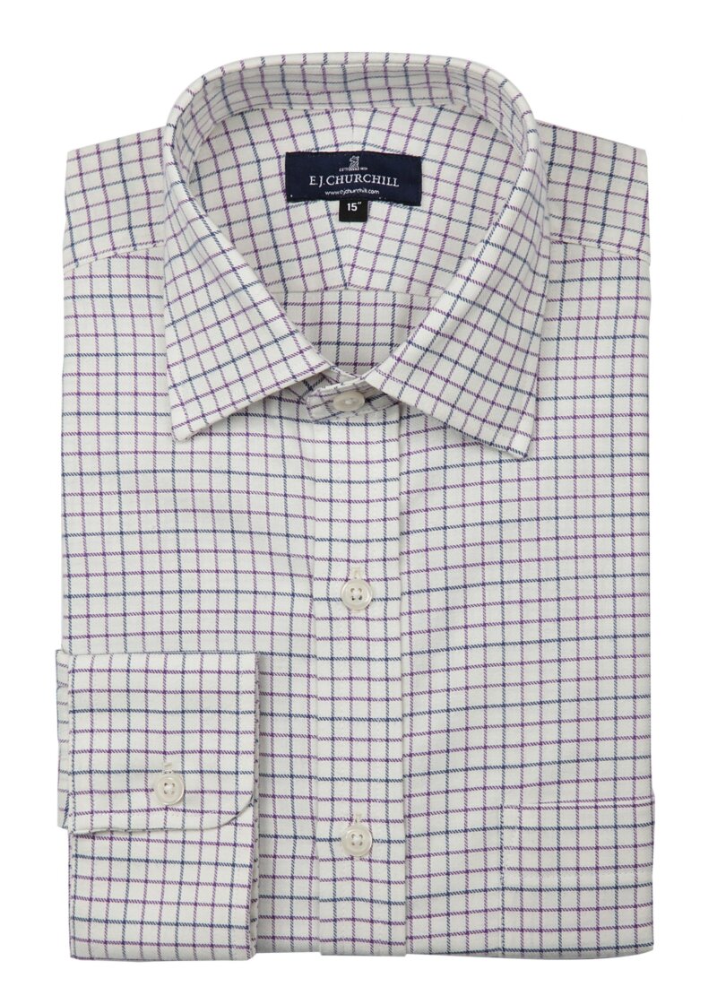 Tattersall Small Check Shirt - Image 3