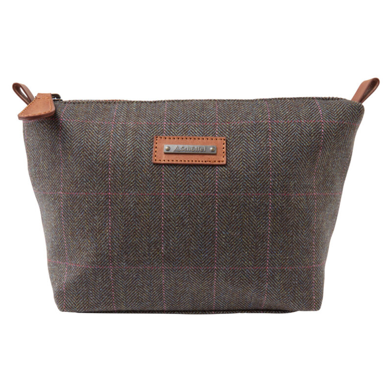 Tweed Cosmetic Bag
