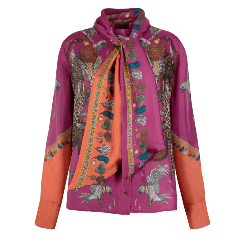 Leopard Bazaar Loose Shirt