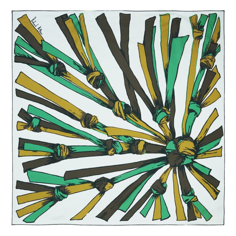 R. Allan Nexus Silk Scarf - Image 2