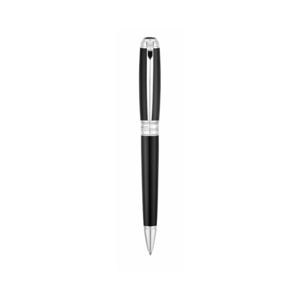 St Dupont Black & Palladium Ballpoint Pen