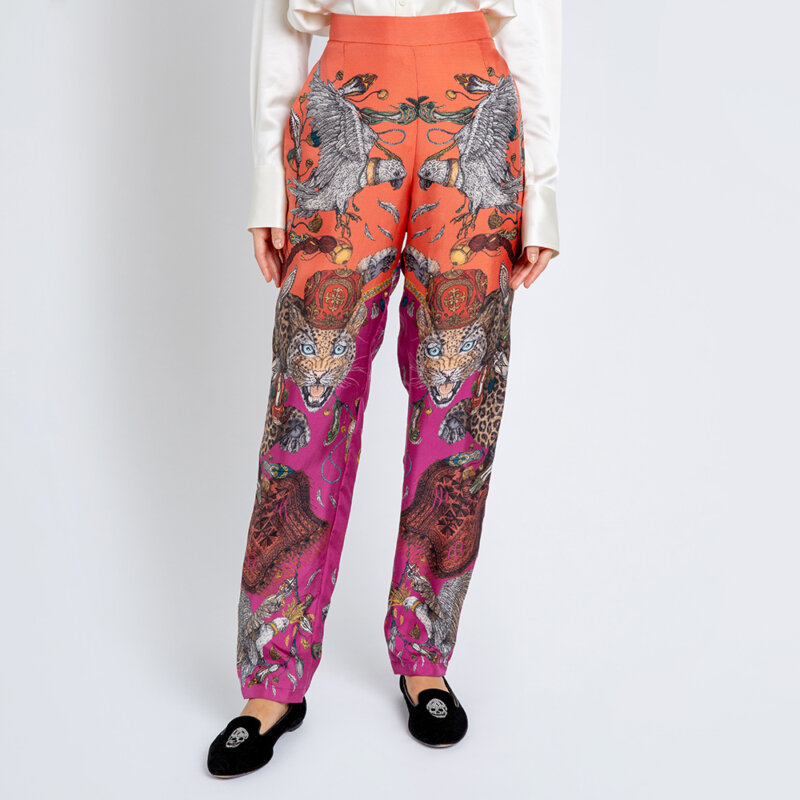 Leopard Bazaar Trousers - Image 3