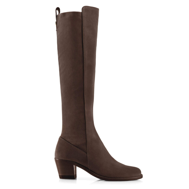 The Belgravia Heeled Suede Boot - Image 3
