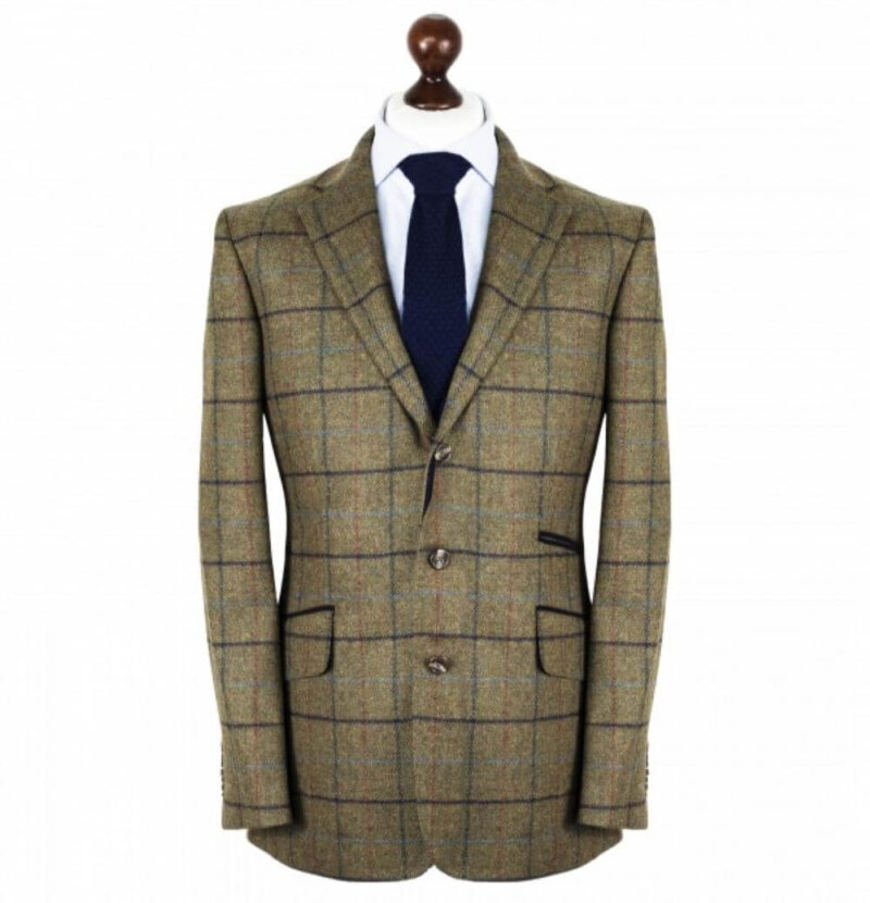 By Crow and Jester Check Suit Jacket