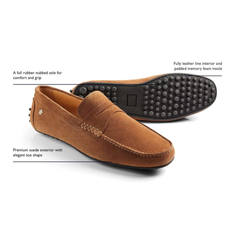 Fairfax & Favor Monte Carlo Suede Driver - Image 2