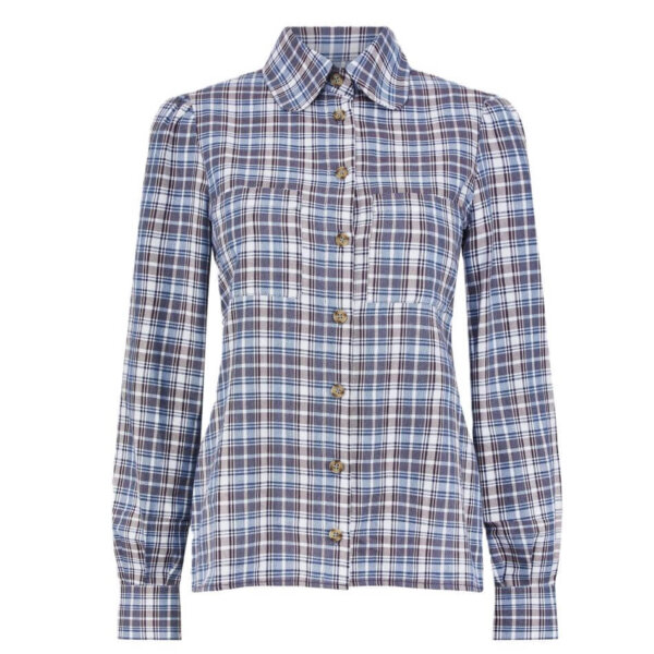 Troy Of London The Round Collared Check Shirt