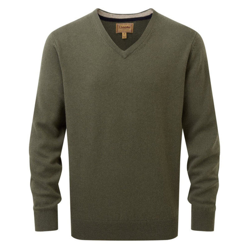Schoffel Lambswool V Neck Jumper