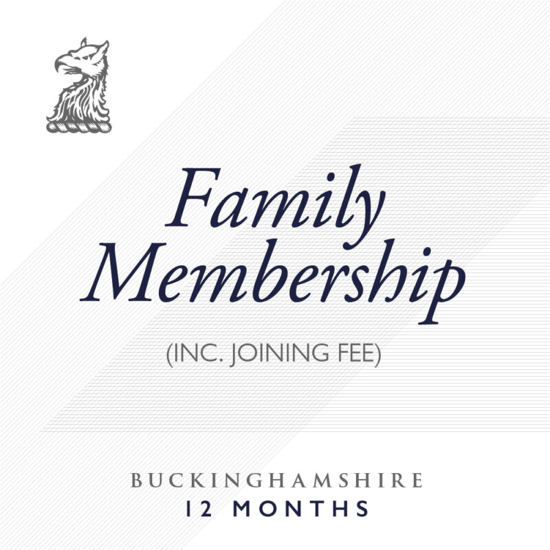Buckinghamshire – Annual Family Membership (Inc. Joining Fee)