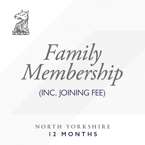 North Yorkshire – Annual Family Membership (Inc. Joining Fee)