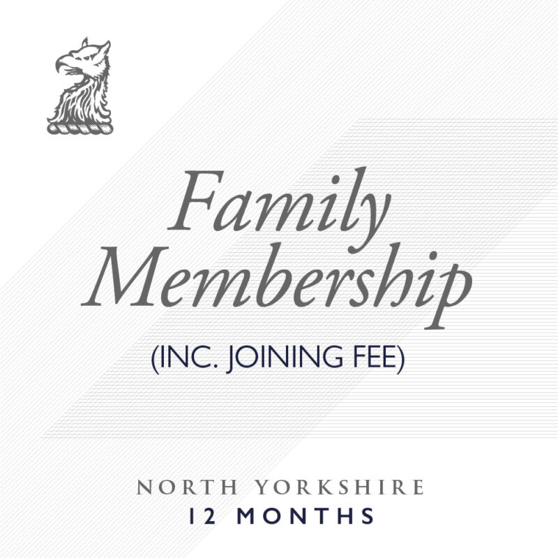 North Yorkshire – Annual Family Membership (Inc. Joining Fee)