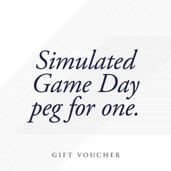 Simulated Game Day – Peg for One Gift Voucher