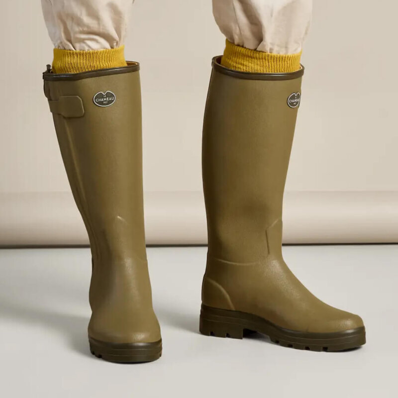 Le Chameau Chasseur Leather Lined Boot - Image 2