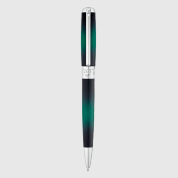 St Dupont Green Sunburst D Ballpoint Pen
