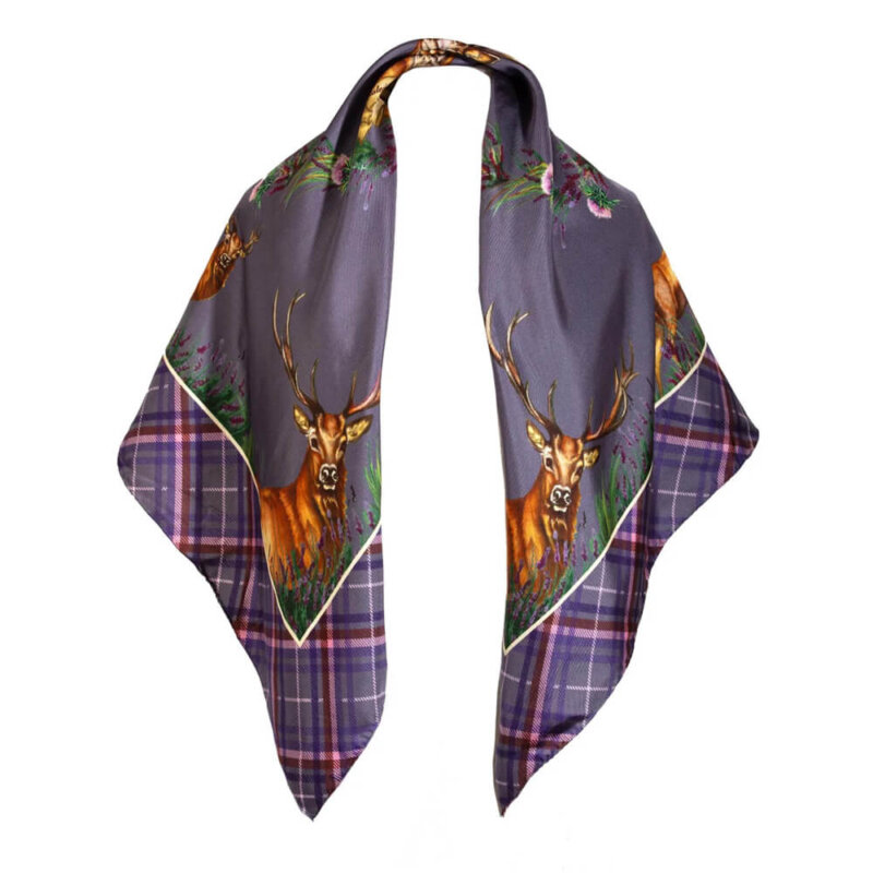 Clare Haggas Large Square Silk Scarf - Image 5