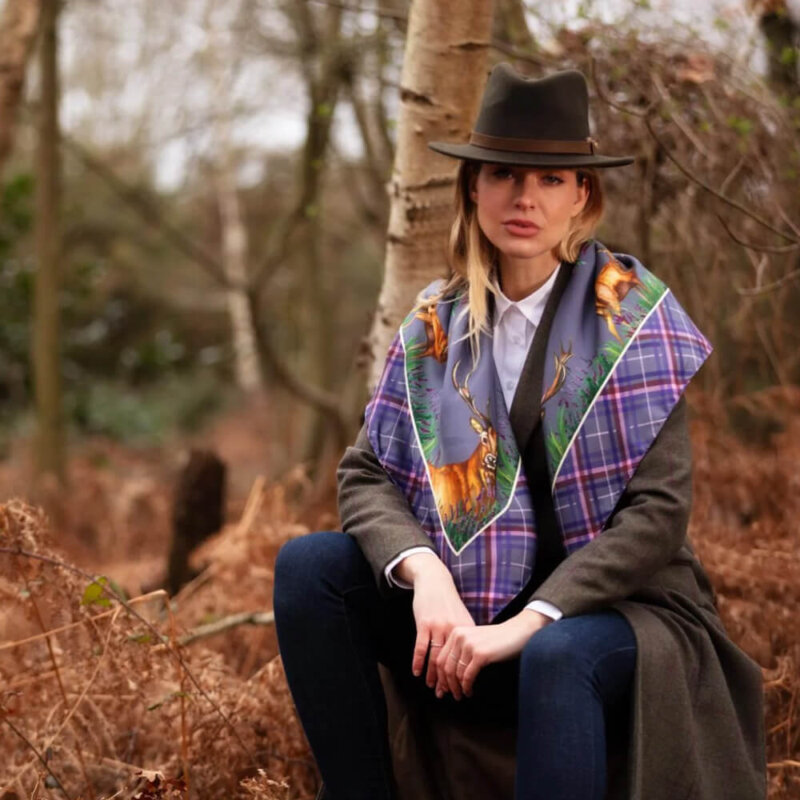 Clare Haggas Large Square Silk Scarf - Image 6