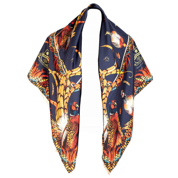 Clare Haggas Large Square Silk Scarf