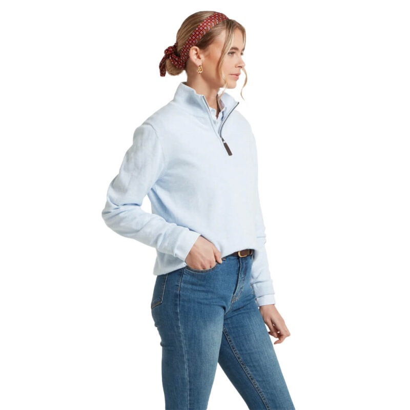 Schoffel Polperro Pima Cotton 1/4 Zip - Image 4