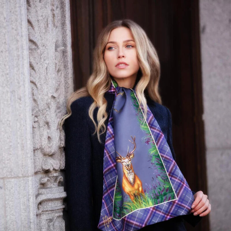Clare Haggas Classic Silk Scarf - Image 3
