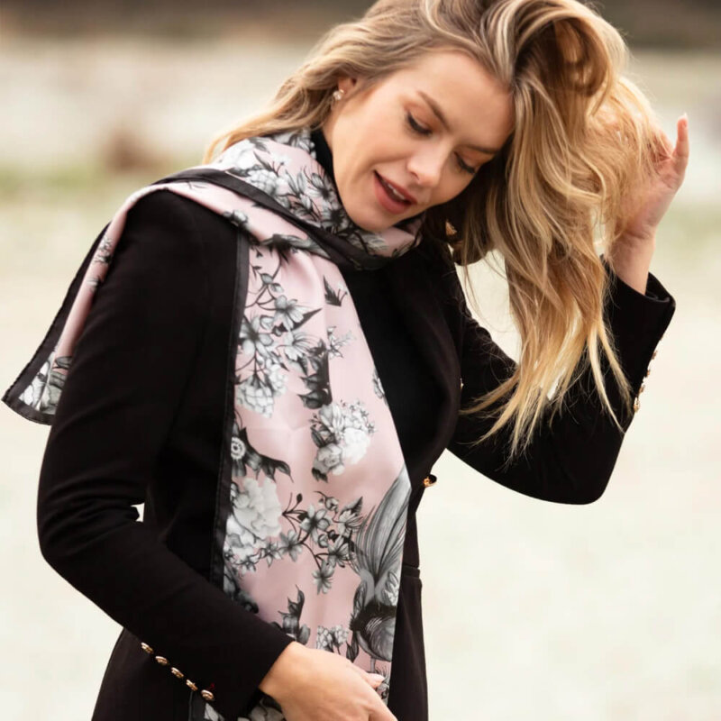 Clare Haggas Classic Silk Scarf - Image 16