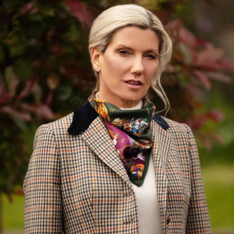Clare Haggas Medium Square Silk Scarf - Image 3