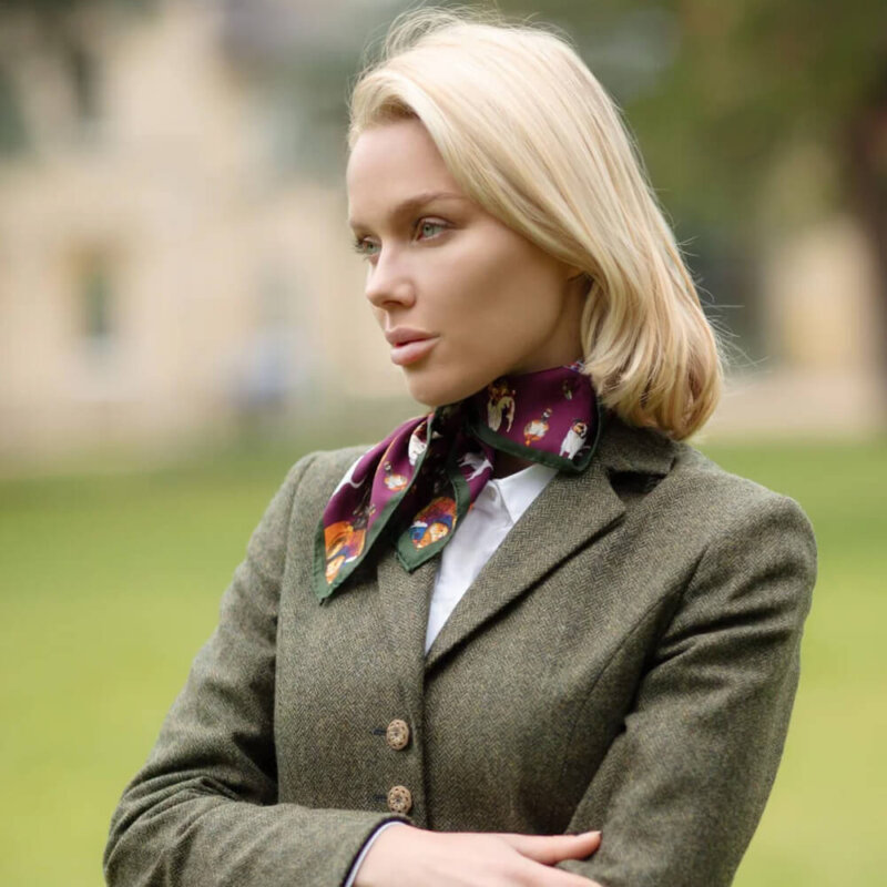 Clare Haggas Medium Square Silk Scarf - Image 4