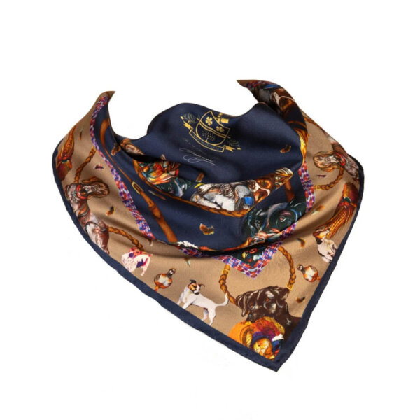Clare Haggas Medium Square Silk Scarf