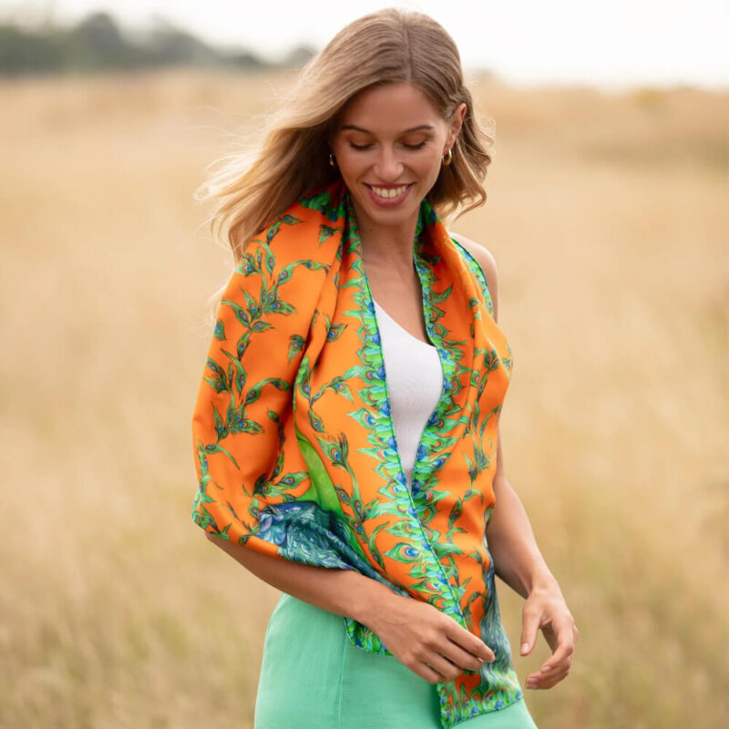Clare Haggas Classic Silk Scarf - Image 17