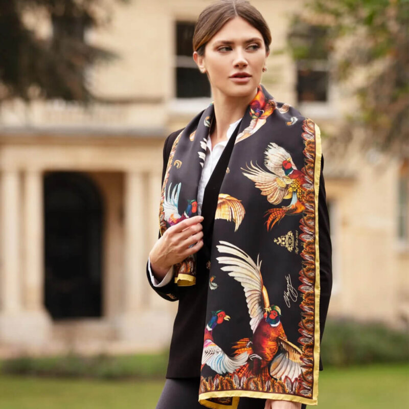 Clare Haggas Classic Silk Scarf - Image 6