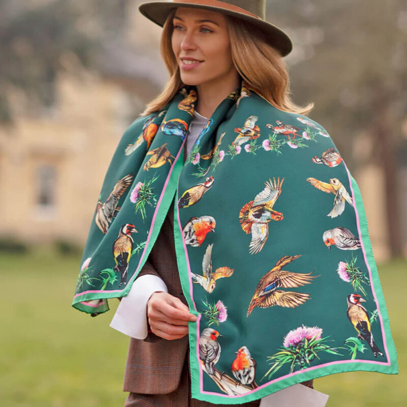 Clare Haggas Classic Silk Scarf - Image 12