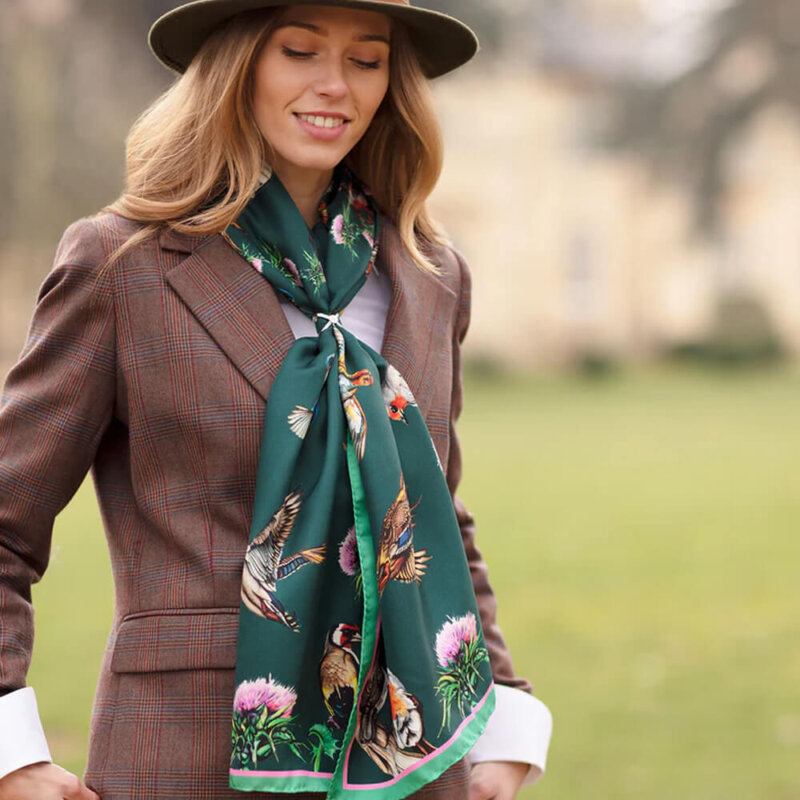 Clare Haggas Classic Silk Scarf - Image 11