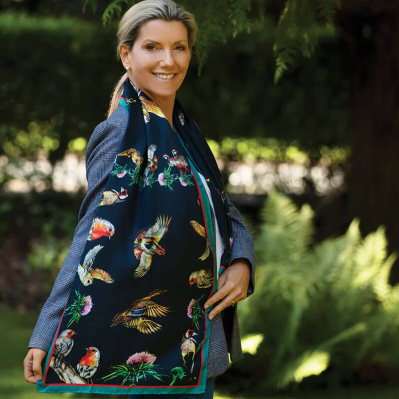 Clare Haggas Classic Silk Scarf - Image 13