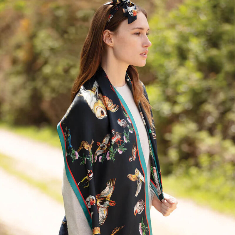 Clare Haggas Classic Silk Scarf - Image 14