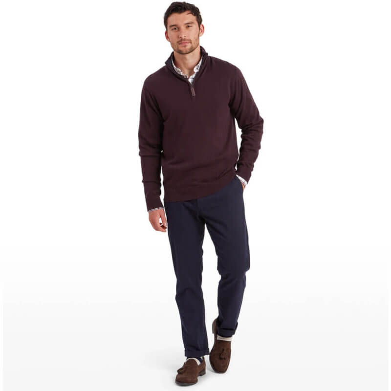 Schoffel Calton Cotton Cashmere 1/4 Zip - Image 2