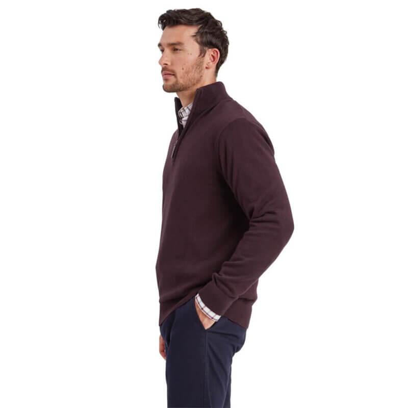 Schoffel Calton Cotton Cashmere 1/4 Zip - Image 3