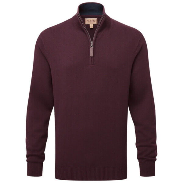 Schoffel Calton Cotton Cashmere 1/4 Zip