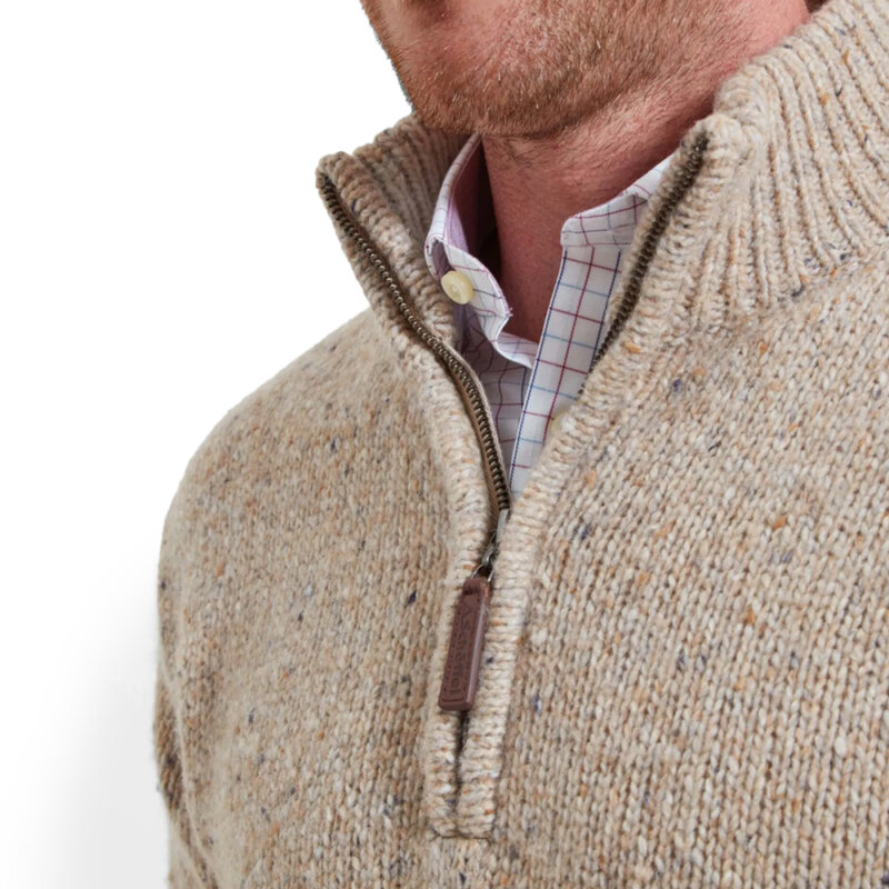 Schoffel Aviemore Alpaca mix 1/4 Zip - Image 3