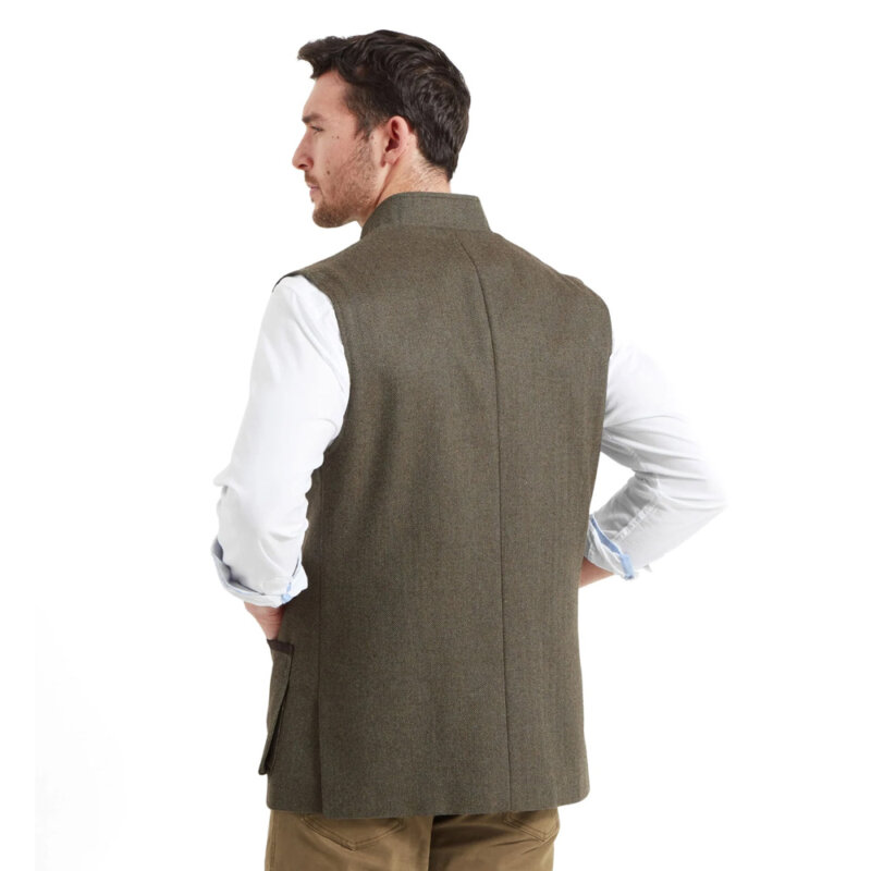 Schoffel Mens Holcot Tweed Waistcoat - Image 3