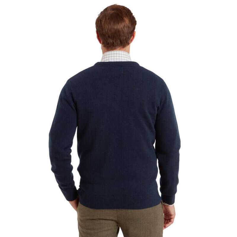 Schoffel Lambswool V Neck Jumper - Image 5